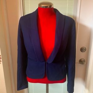 Cynthia Rowley Blue Blazer Jacket Size M, 3/4 Sleeve